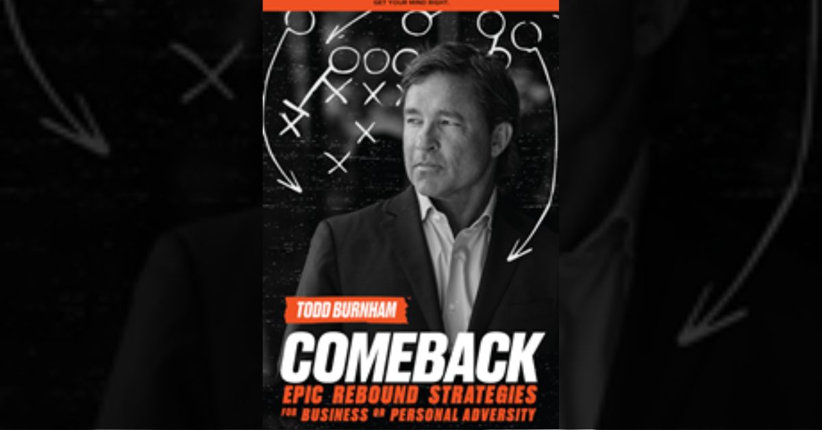 Todd Burnham's "COMEBACK" Reaches Best Seller Status on Amazon 1 Todd Burnham's "COMEBACK" Reaches Best Seller Status on Amazon